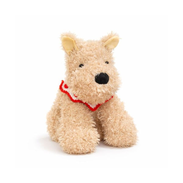 CuddlePup Terrier Plush Dog Toy β Soft Comfort Companion