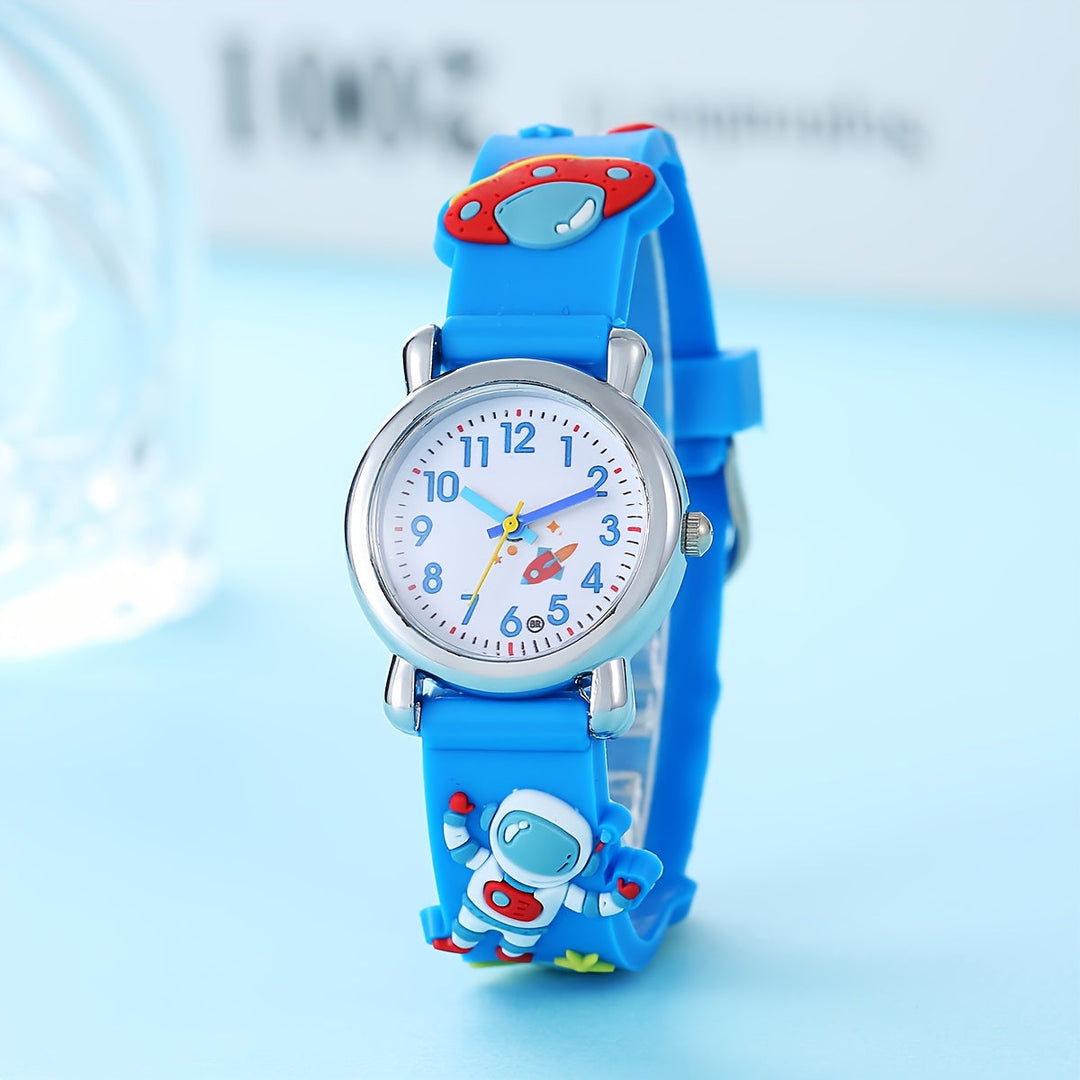 CosmoTick astronaut space kids watch light blue
