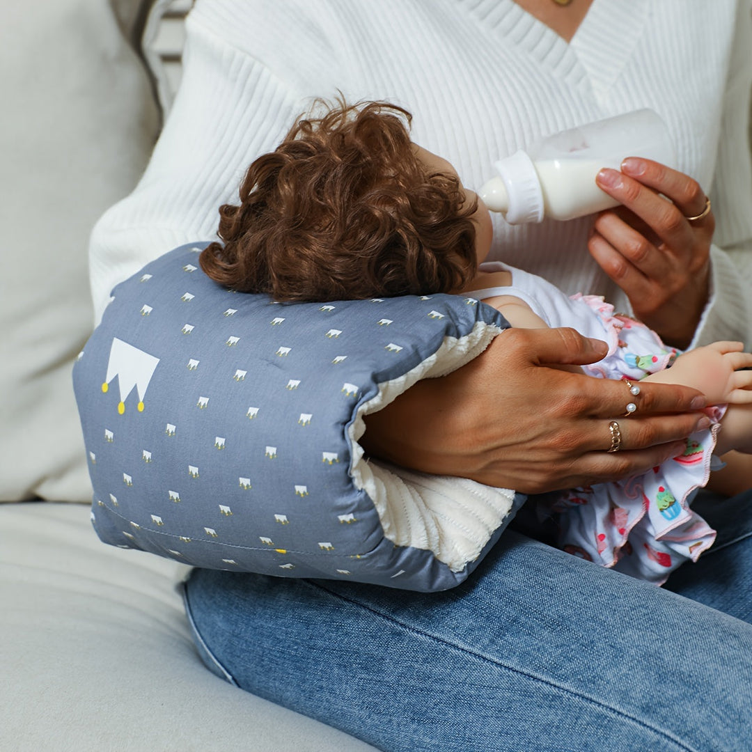 Nursing arm pillow for breastfeeding and bottle-feeding