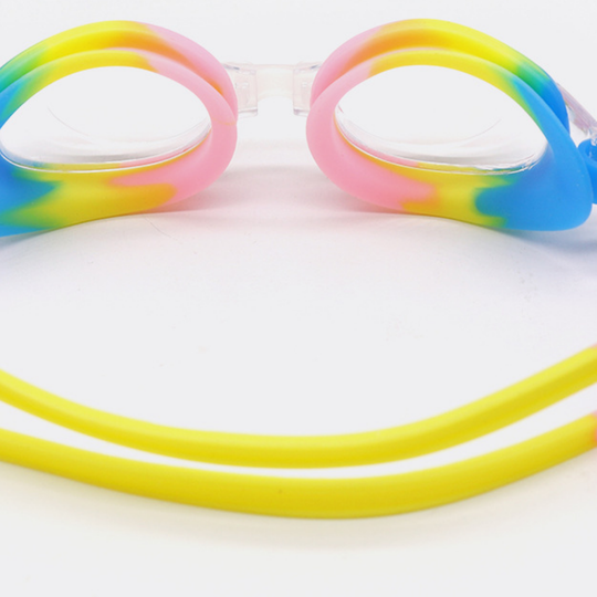 Easy-adjust strap kids swim goggles for pool