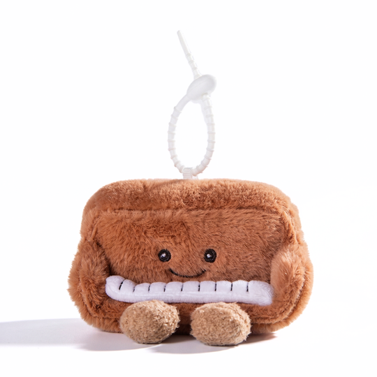 PianoCharm – Piano Plush Keychain with Playful Design