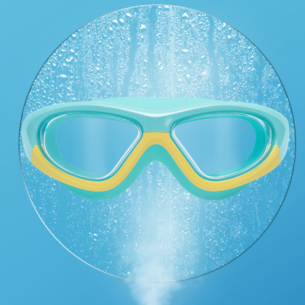Quick-adjust strap kids swim goggles secure setup