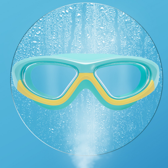 Quick-adjust strap kids swim goggles secure setup