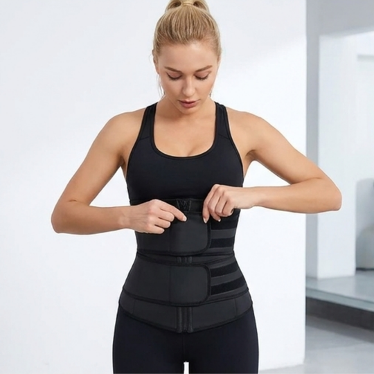 Belly band with adjustable fit adapting to recovery
