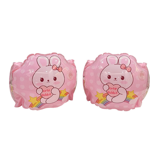 FloatNest swim armbands pink rabbit