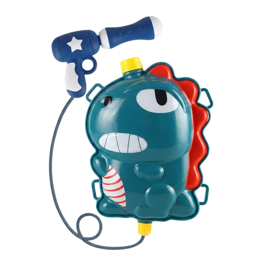 AquaPack water blaster dark green dinosaur