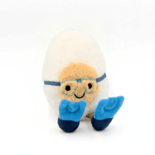 EggBuddy – Soft Egg Character Plush with Costume Design