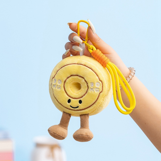 GymCuddle – Fitness Plush Keychain with Playful Design
