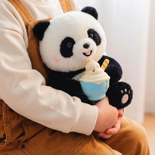 Milo Cuddle Panda Plush Toy — Soft Comfort for Kids