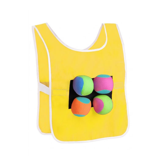 StickStrike sticky ball vest game yellow kids set