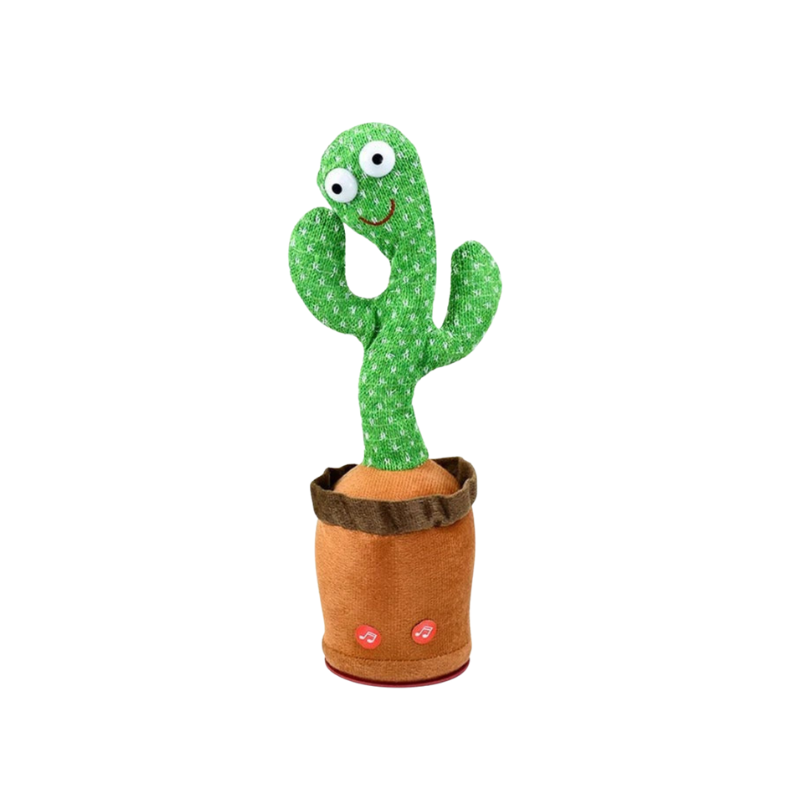 CactusTalk Plush Toy – Talking Dancing Cactus for Kids Modern Fun