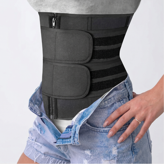 Postpartum support band for lower back recovery