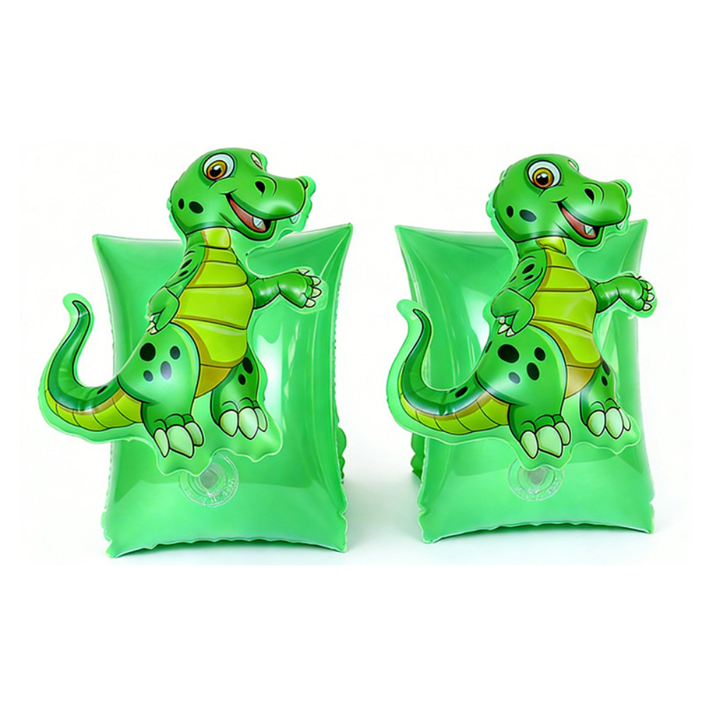 FloatNest swim armbands 3D green dinosaur