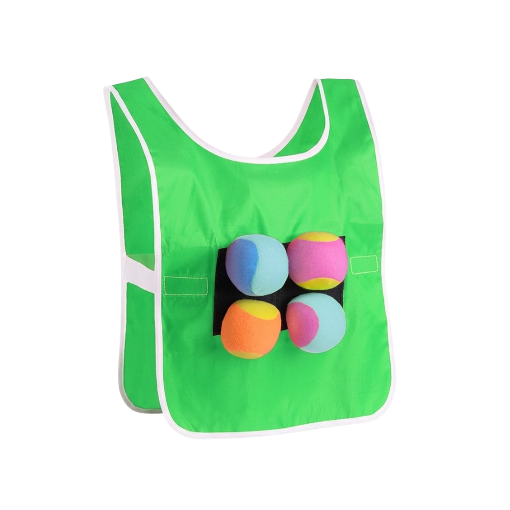 StickStrike sticky ball vest game green kids set