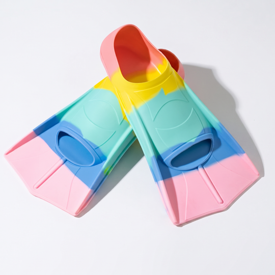FinDart training swim fins five-color flower