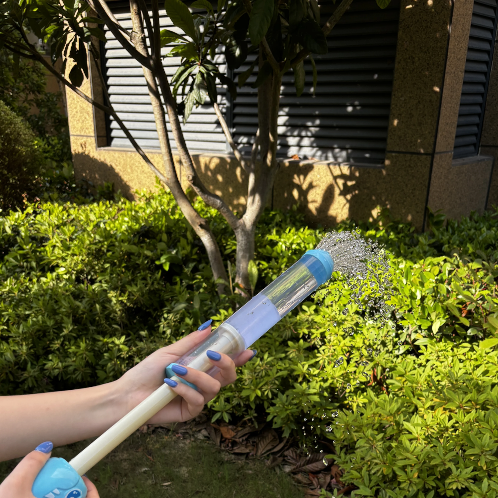 Water squirter for garden and poolside fun