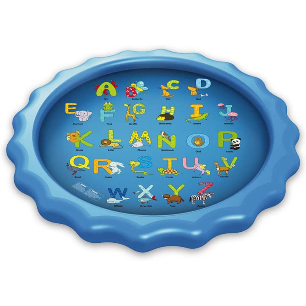 SplashTrail sprinkler mat 170 cm letter print