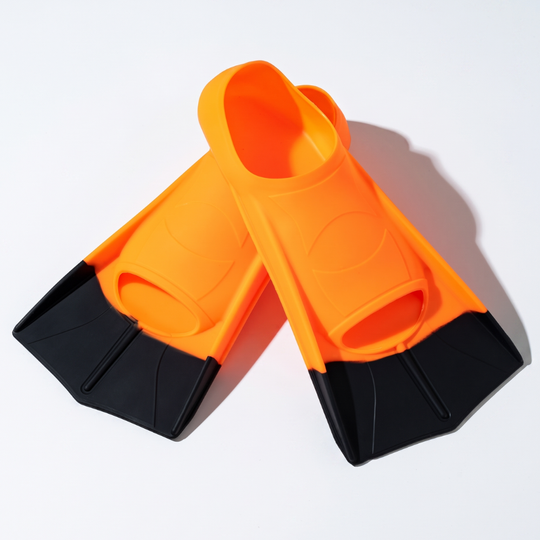 FinDart training swim fins orange black