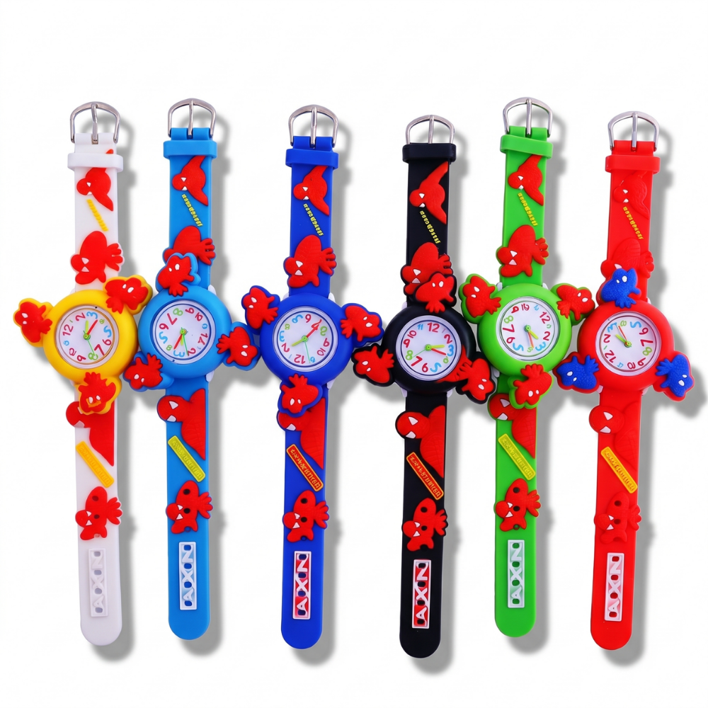 GuardSpin kids superhero spinner watch with rotating case