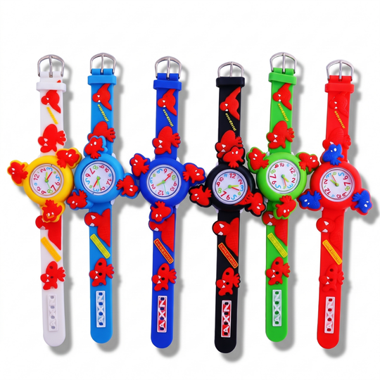 GuardSpin kids superhero spinner watch with rotating case