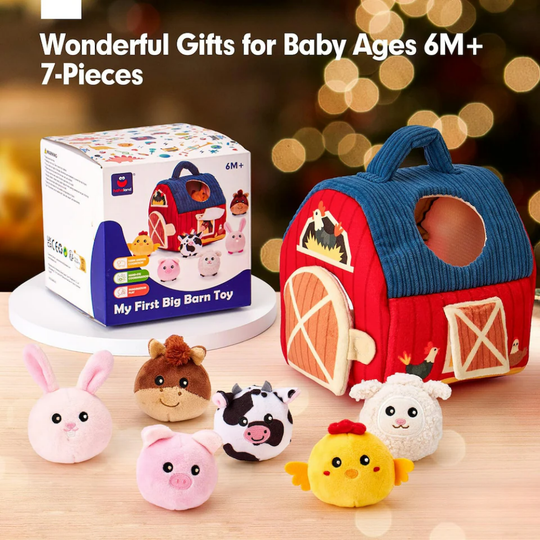 BarnPlay – Soft Farm Playset with Plush Animals