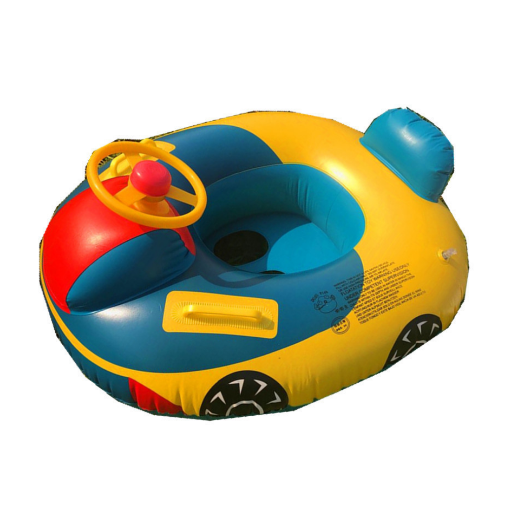 RideFloat inflatable baby swim ring car design