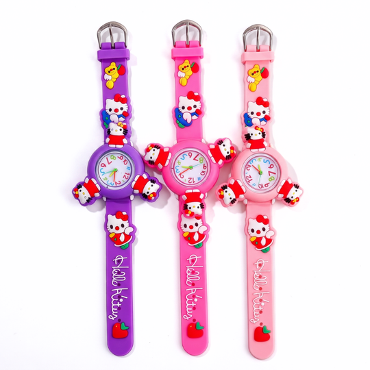 PurrSpin cute cat spinner watch for kids