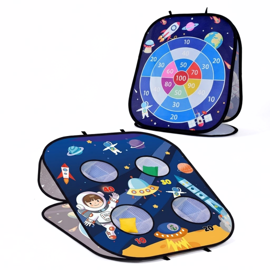 CosmoToss 3-in-1 kids throwing game space theme