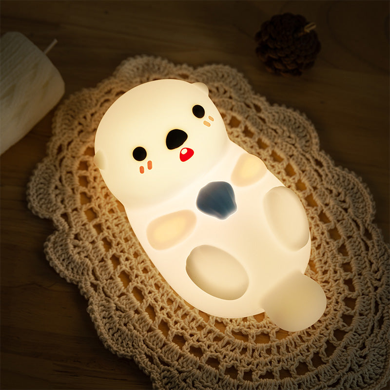 GlowFriends Otter Tap Kids Night Light — Clean Calming Glow