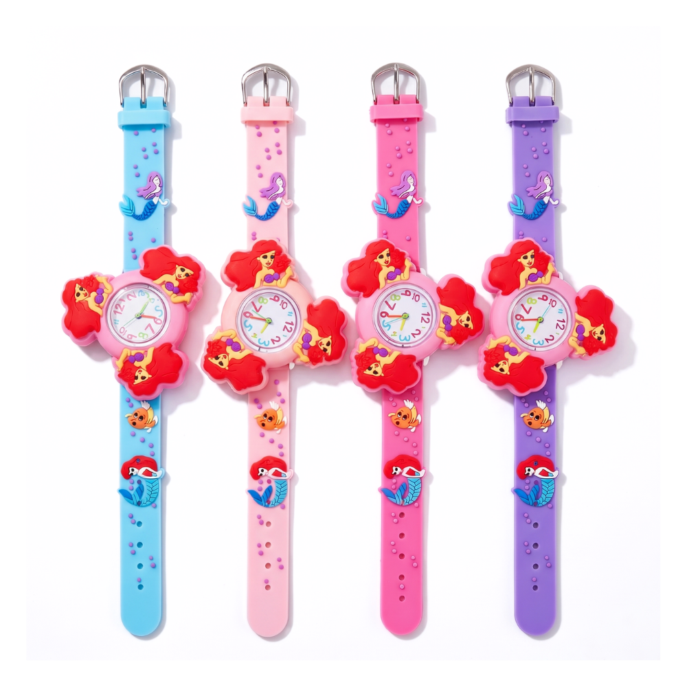 WaveSpin mermaid spinner watch for kids with rotating case