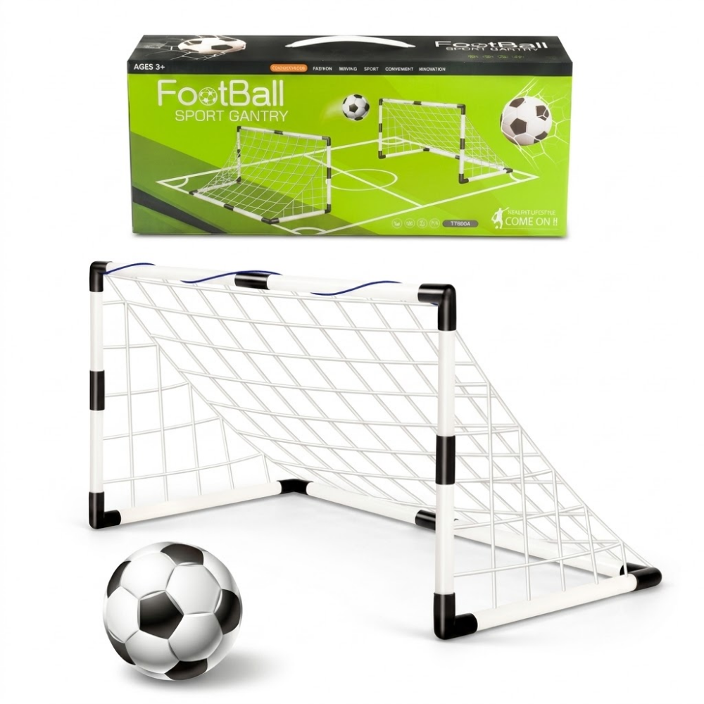 NetStriker kids soccer goal set with ball