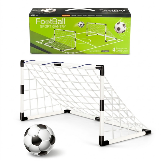 NetStriker kids soccer goal set with ball