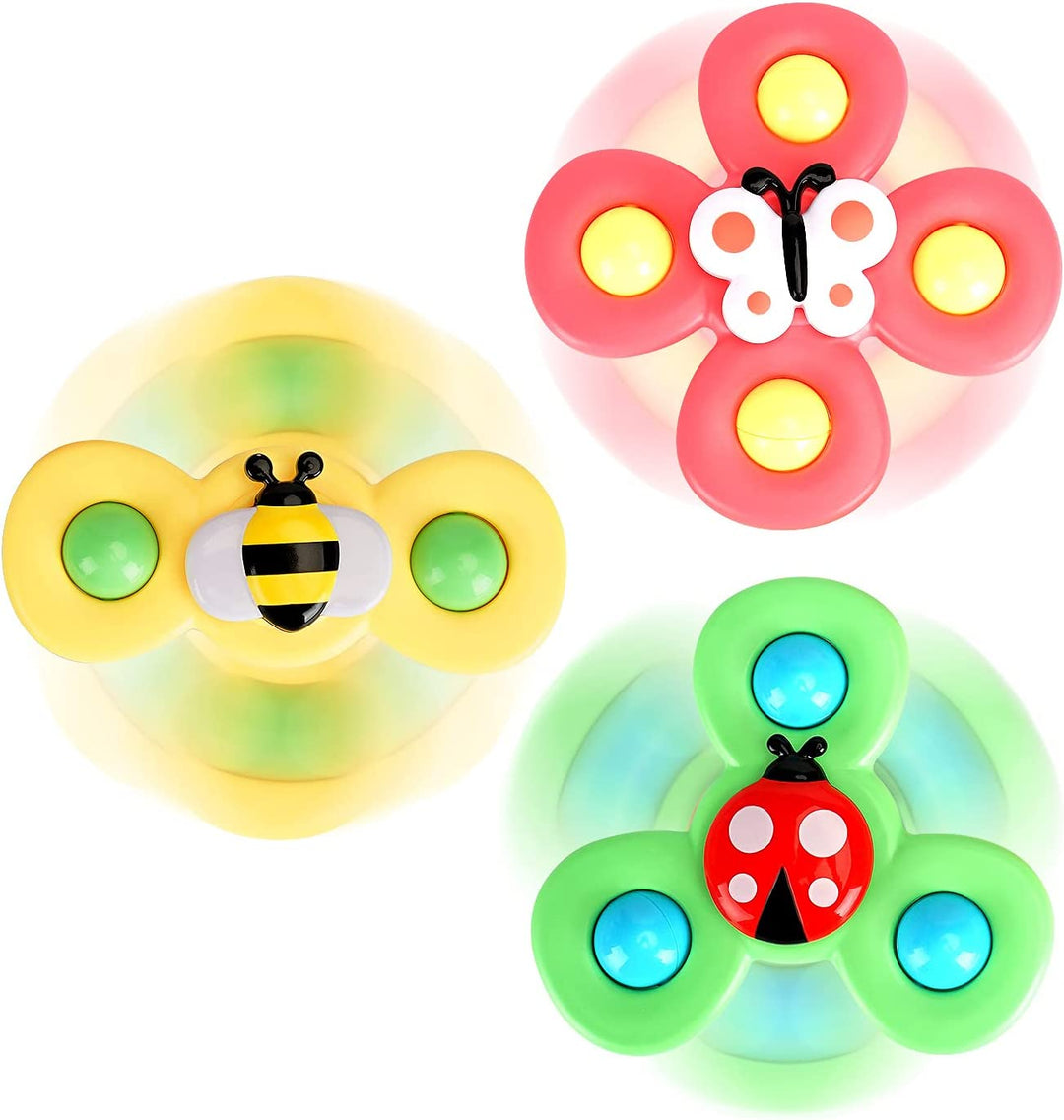 TwirlNest Baby Spinner Suction Toy Set — Calm Sensory Play