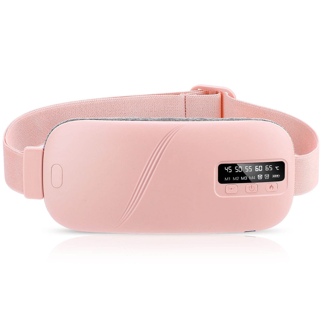 WarmHug electric heated massage cushion pink soothing warmth