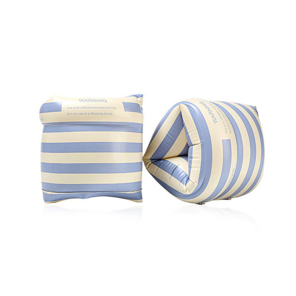 FloatNest swim armbands blue stripes