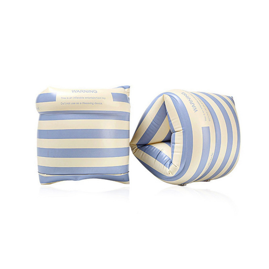 FloatNest swim armbands blue stripes