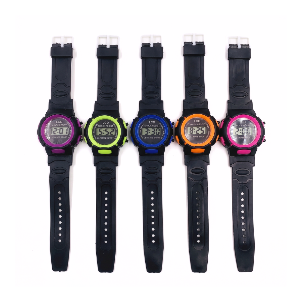 FlashRun digital sport watch for kids with backlight