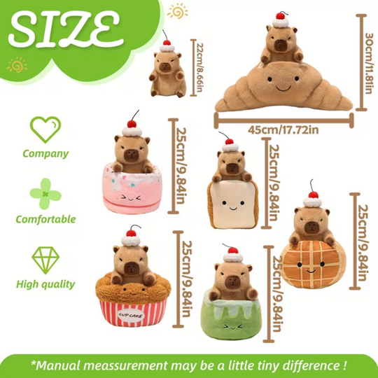 CapySnack Capybara Plush Toy – Clean Kids Quality Companion