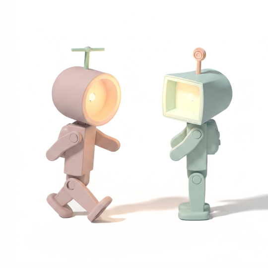 RoboGlow – Magnetic Robot Night Light with Adjustable Design