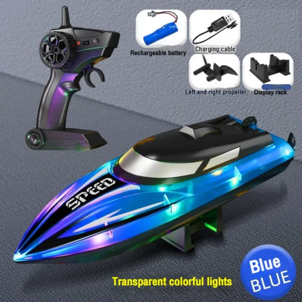 HydroNova – RC Speed Boat with LED Lighting