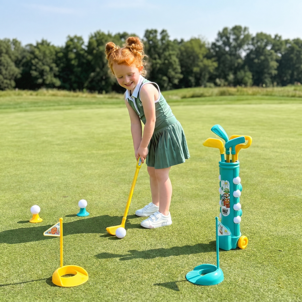 Kids golf set with clubs sized for little hands