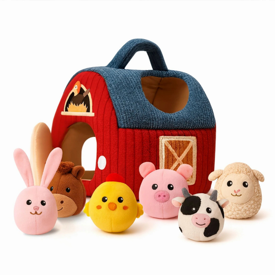 BarnPlay – Soft Farm Playset with Plush Animals