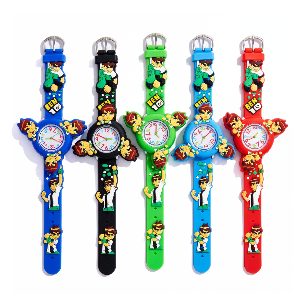 ValorSpin kids superhero spinner watch with rotating case