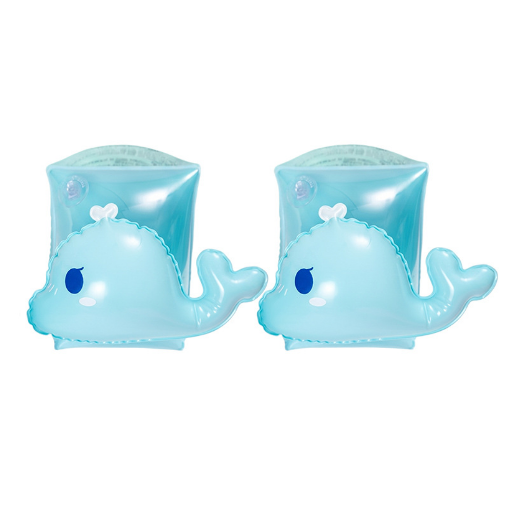FloatNest swim armbands 3D blue whale