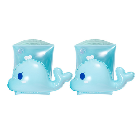 FloatNest swim armbands 3D blue whale