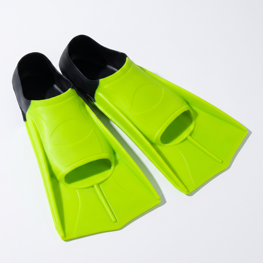 FinDart training swim fins green black