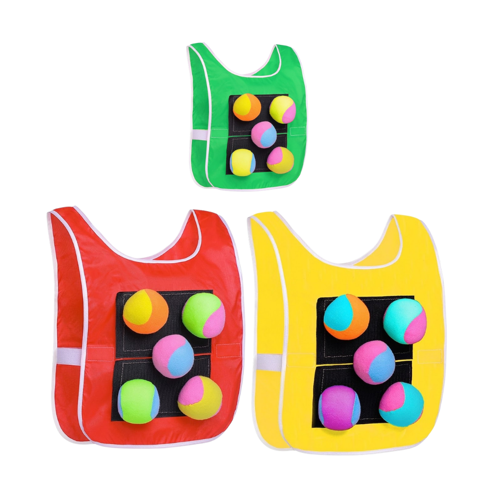 StickStrike vest game red yellow green family set
