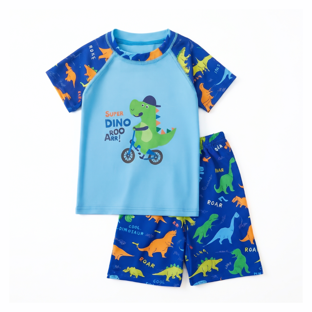 RayNest kids UPF swim set sun protective swimwear