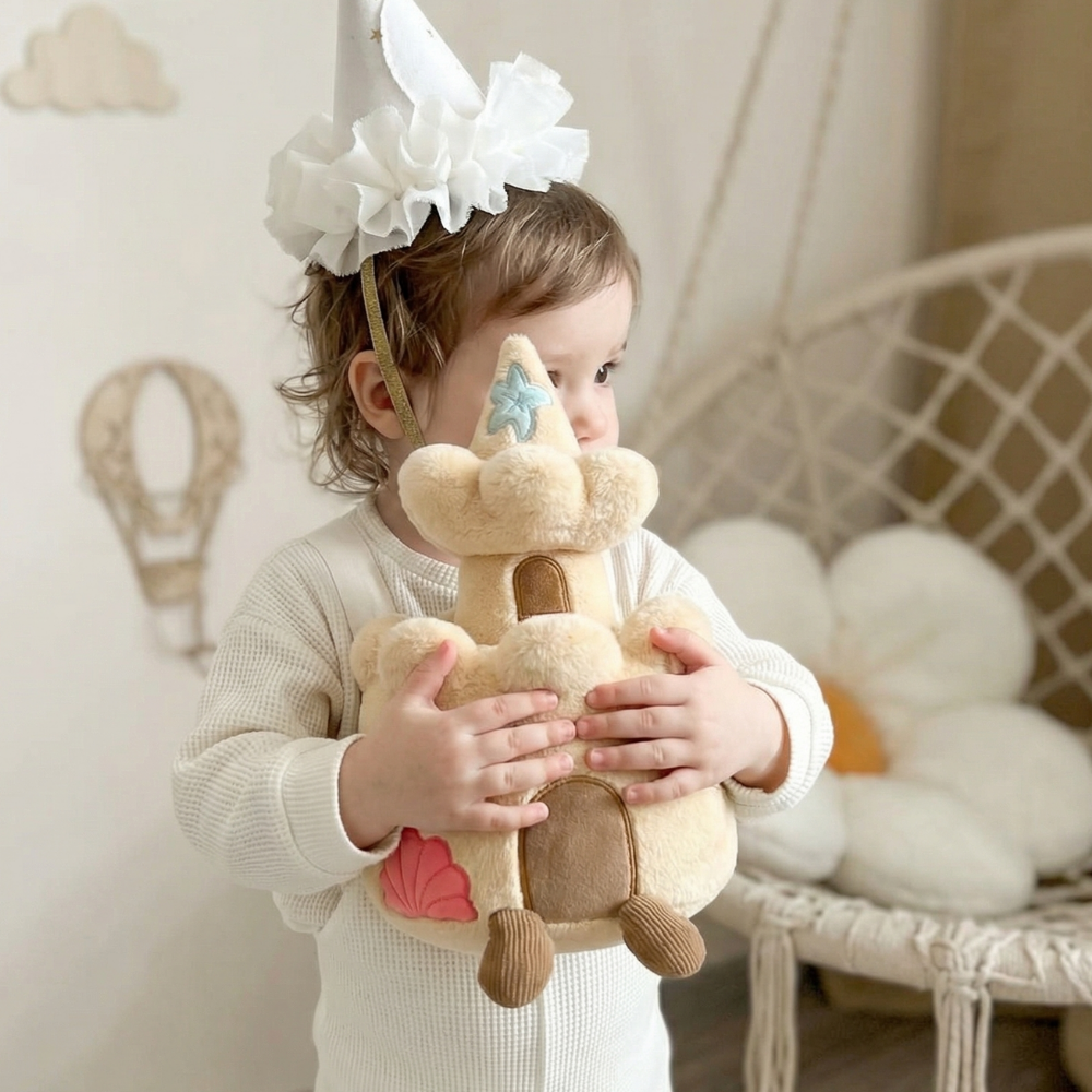 Tali Sandcastle Snuggle Buddy Plush Toy — Clean Modern Quality
