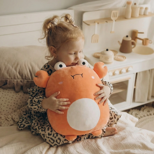 SnugSea Crab Cuddle Plush Toy — Clean Calming Quality